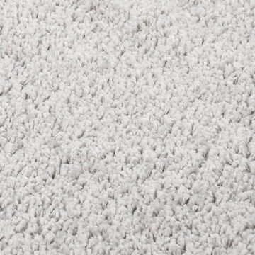 Teppich Shaggy-Helllgrau 160x230 cm Rutschfest, furnicato, Rechteckig