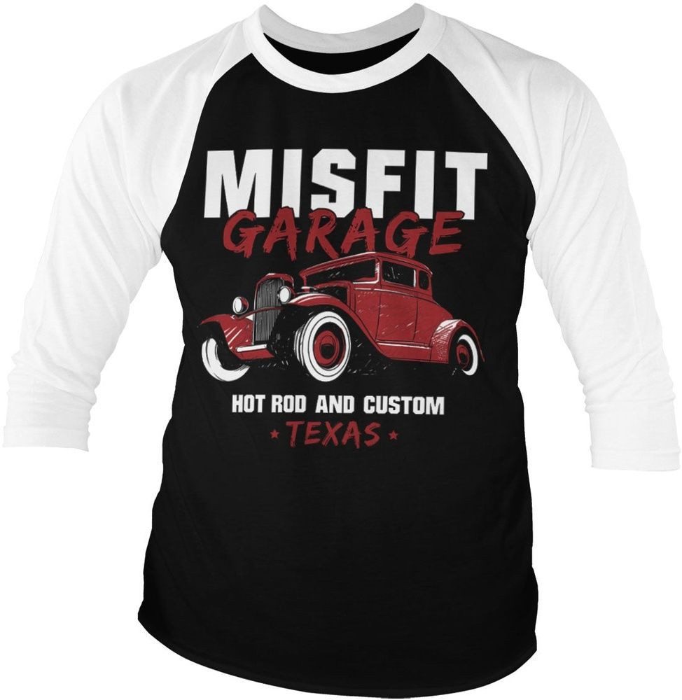 T-Shirt Hot Rod & Custom Baseball 3/4 Sleeve Tee