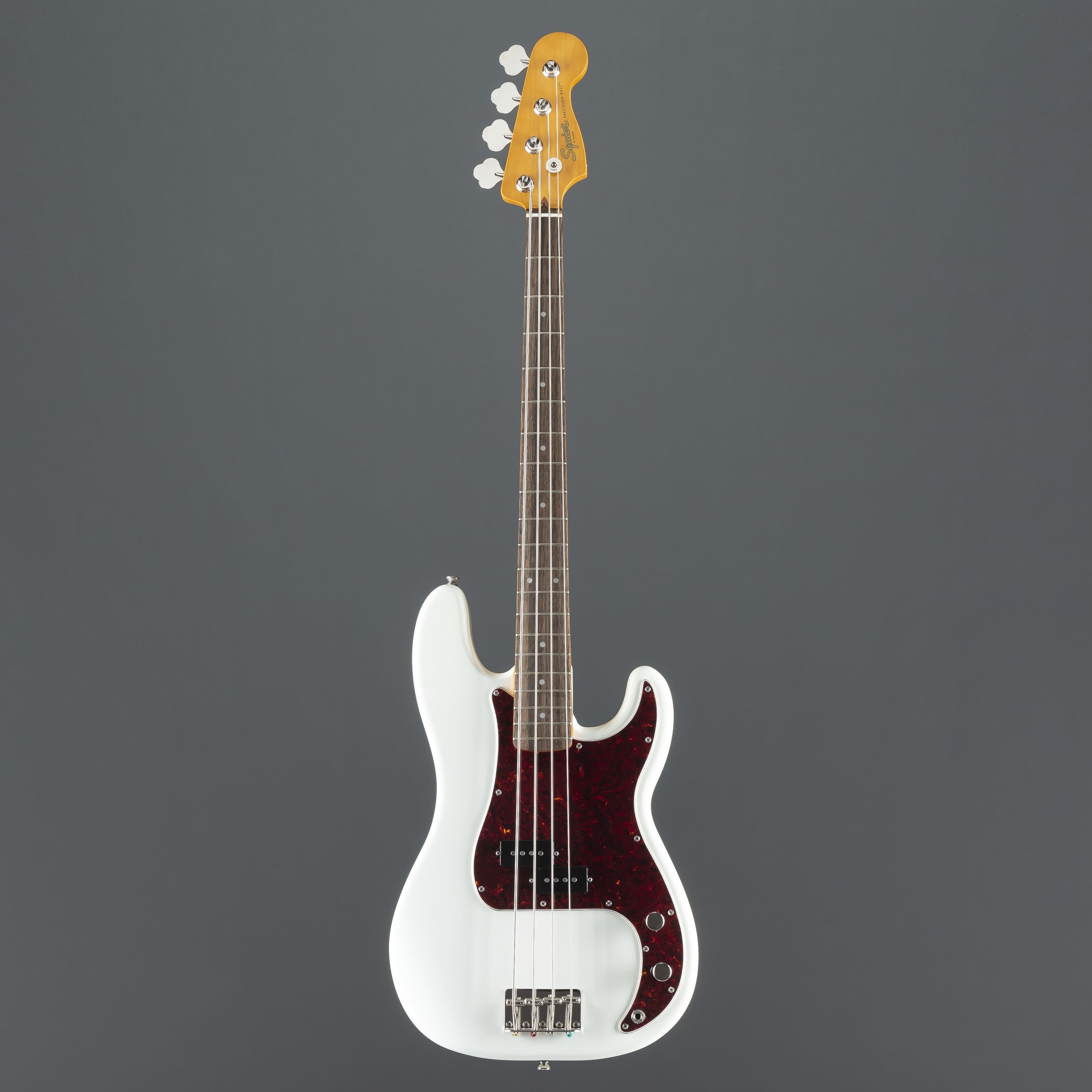 Squier E-Bass, E-Bässe, 4-Saiter E-Bässe, Classic Vibe '60s Precision Bass Olympic White - E-Bass