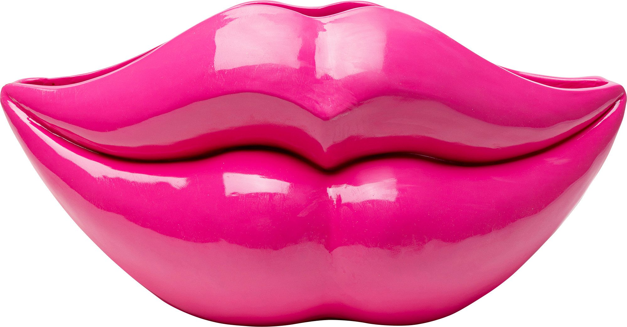 Kare Design Tischvase Vase Lips Pink 28cm günstig online kaufen