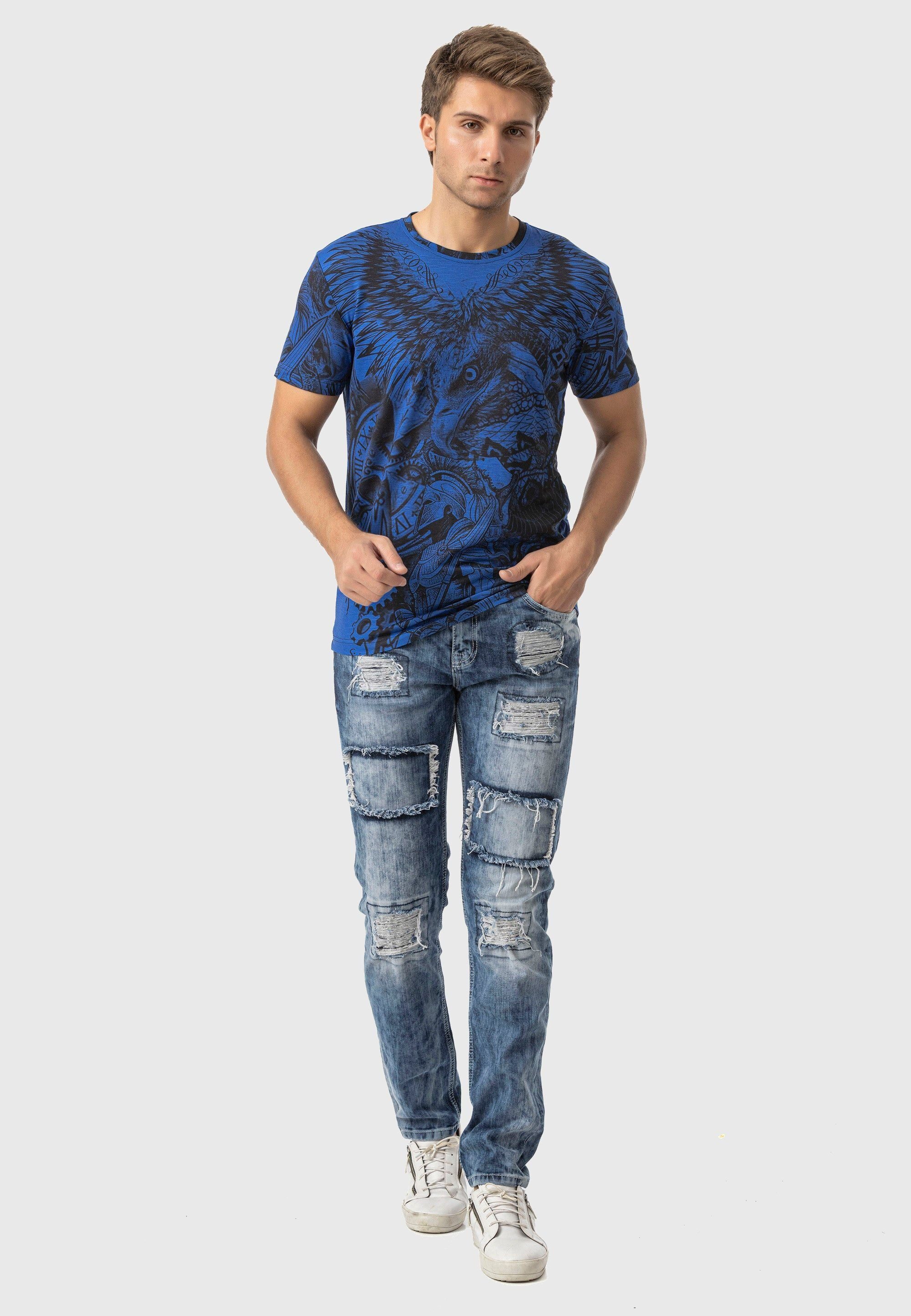 Cipo & Baxx 5-Pocket-Jeans Jeans im Used-Look