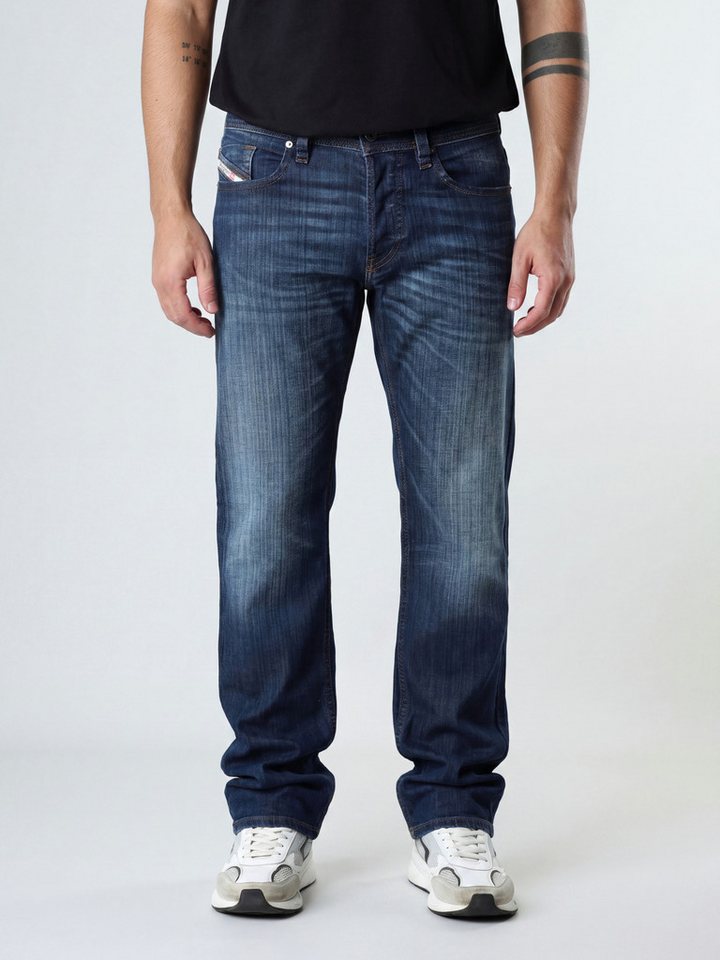 Diesel Straight-Jeans Regular Fit, Extra-Lang - MARKEE - Länge: 32 niedrige Leibhöhe, Mittlerer Stretch