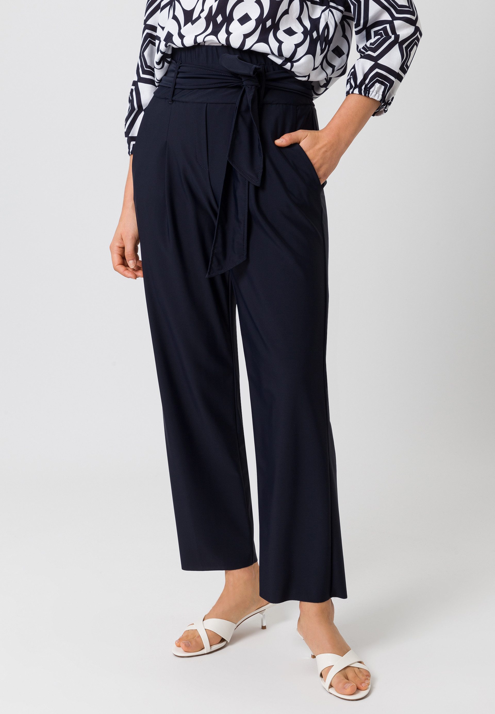 TUZZI Schlupfhose mit Bindegürtel