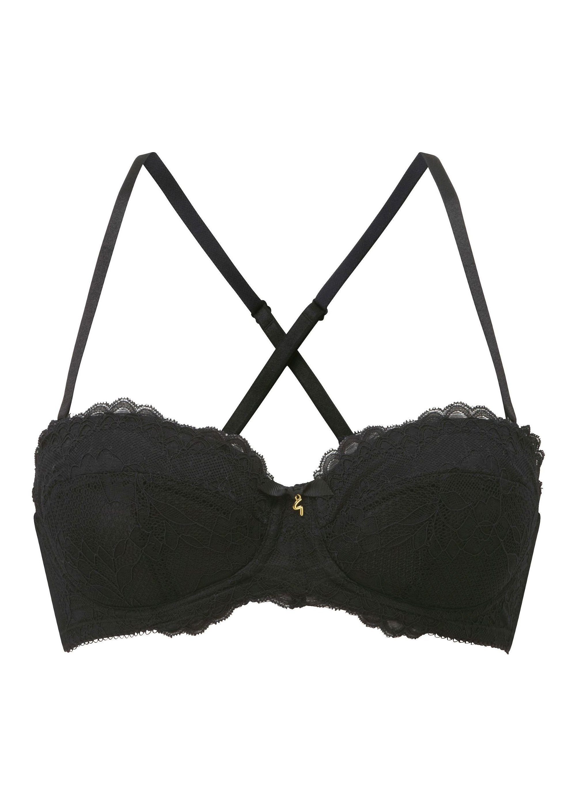 Gossard Multiway-BH Lace Trägerloser Push-Up BH Black (Bandeau BH, 1-tlg., Spitze/Netz)