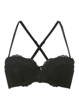 Gossard Multiway-BH Lace Trägerloser Push-Up BH Black 80 H (Bandeau BH, 1-tlg., Spitze/Netz)