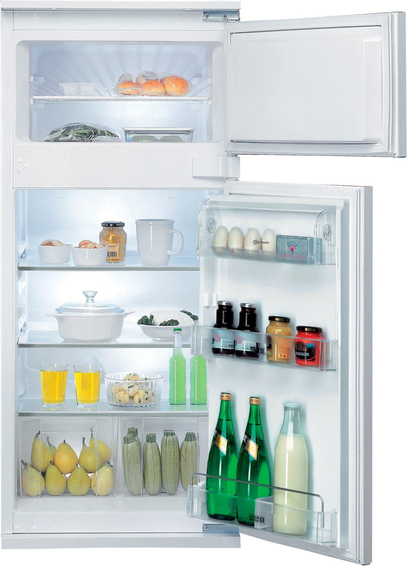 BAUKNECHT Einbaukühlgefrierkombination KDI 1121, 122 cm hoch, 54 cm ...
