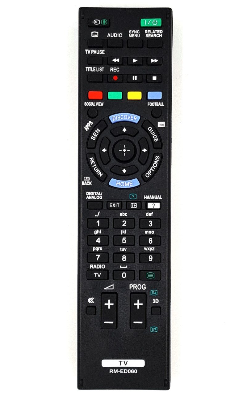 Alltro Ersatz Fernbedienung für SONY RM-ED060 / RMED060 / BRAVIA TV Fernbedienung