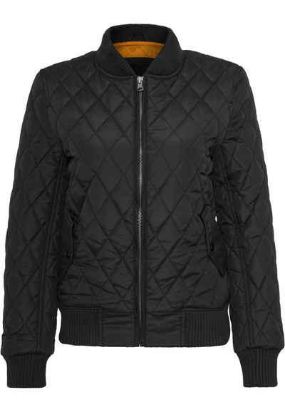 URBAN CLASSICS Outdoorjacke Damen Ladies Diamond Quilt Nylon Jacket (1-St)