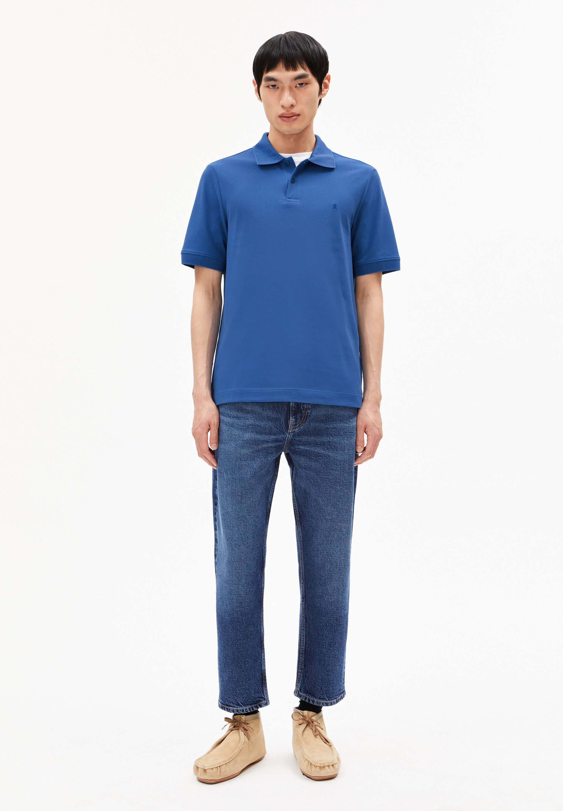 Armedangels Poloshirt MAARIO Polo T-Shirt aus Bio-Baumwolle Regular Fit günstig online kaufen