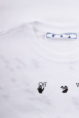 OFF-WHITE T-Shirt Off White Herren T-Shirt FW21 Logo Round Neck OMAA119F21JER0110110