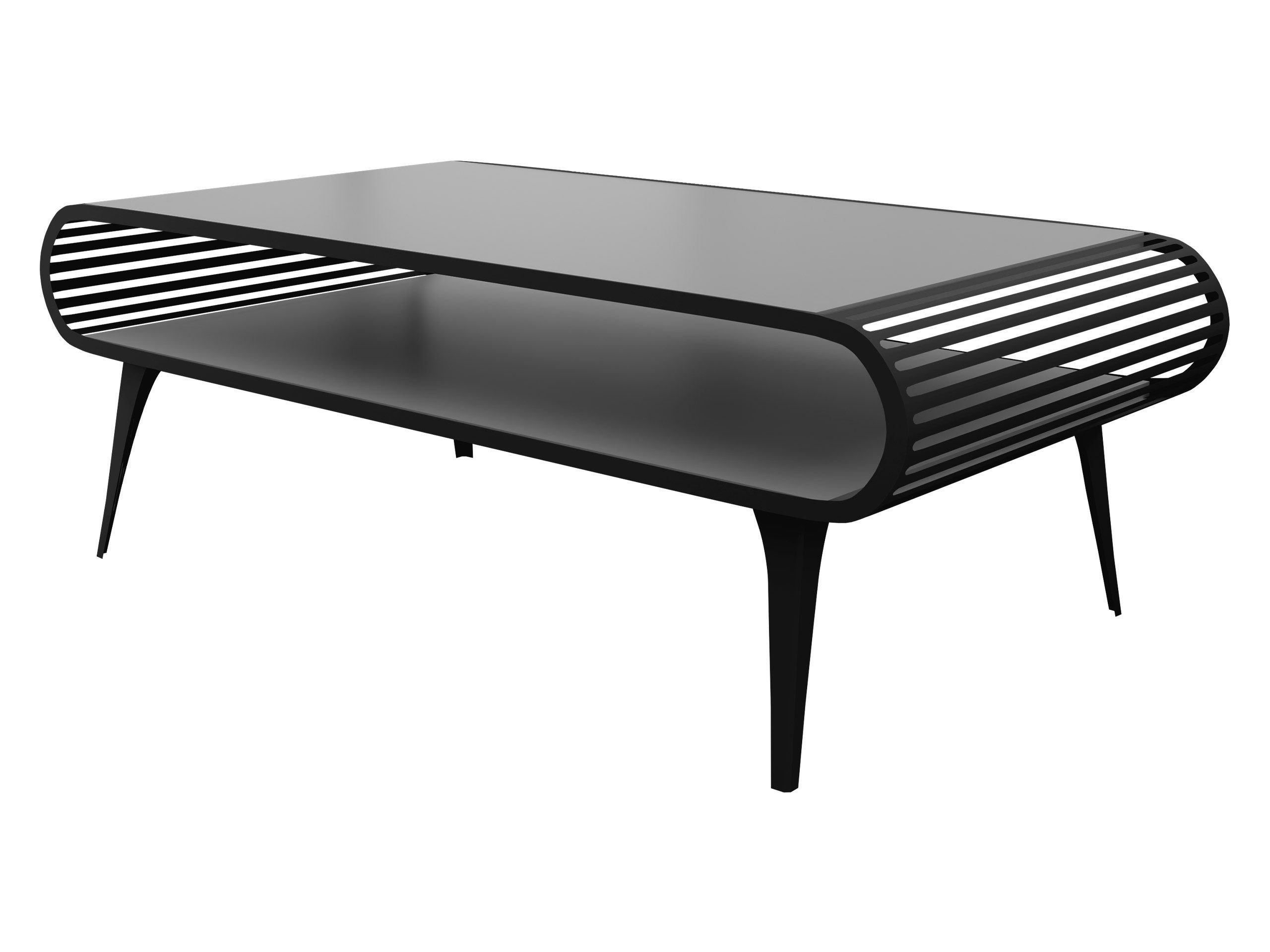 MIRJAN24 Couchtisch Aristo (mit Einlegeboden), 120x60x44 cm