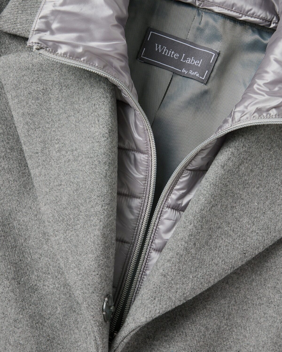 Brigitte von Schönfels Funktionsmantel Kurzmantel mit Steppeinsatz