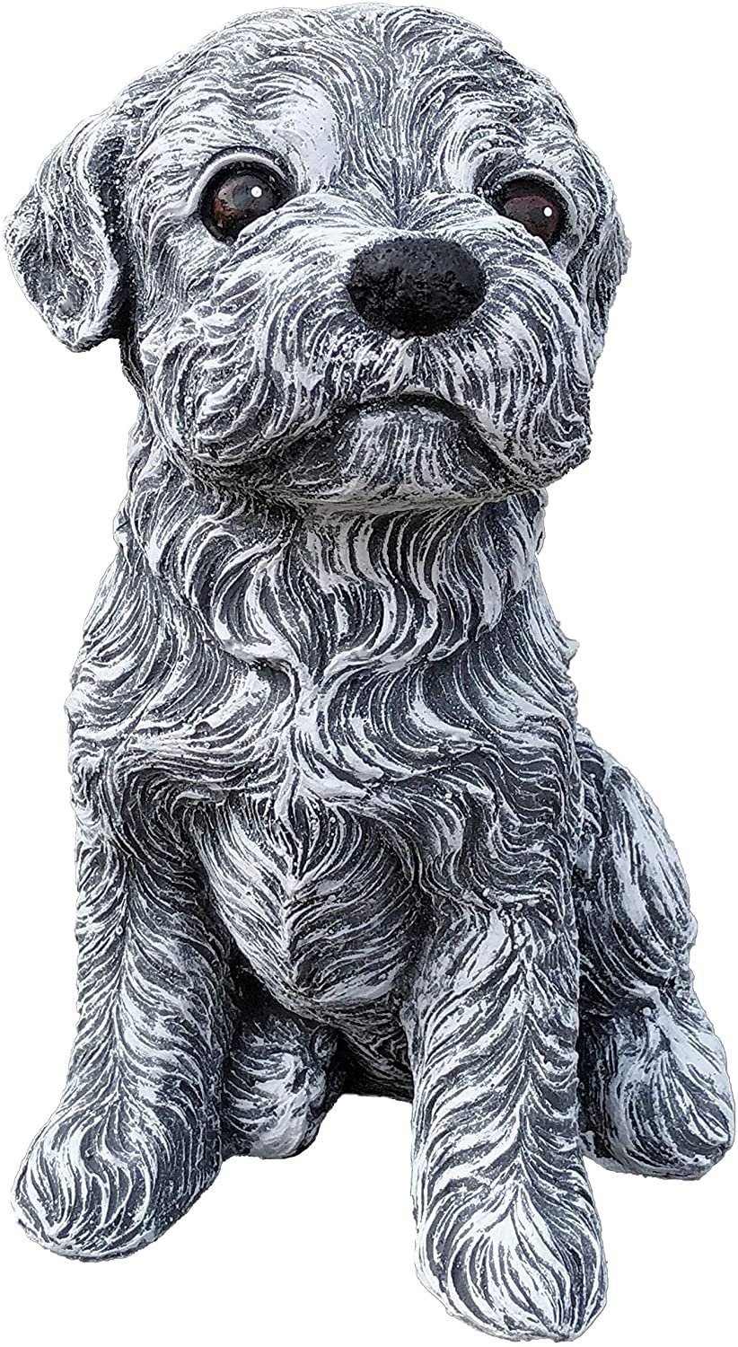 Stone and Style Gartenfigur Steinfigur Malteser Hund | Figuren
