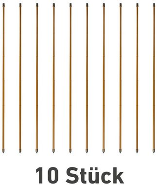 Windhager Rankhilfe Set, 10 St., Stahlpflanzstäbe in Bambusoptik, H: 120 cm