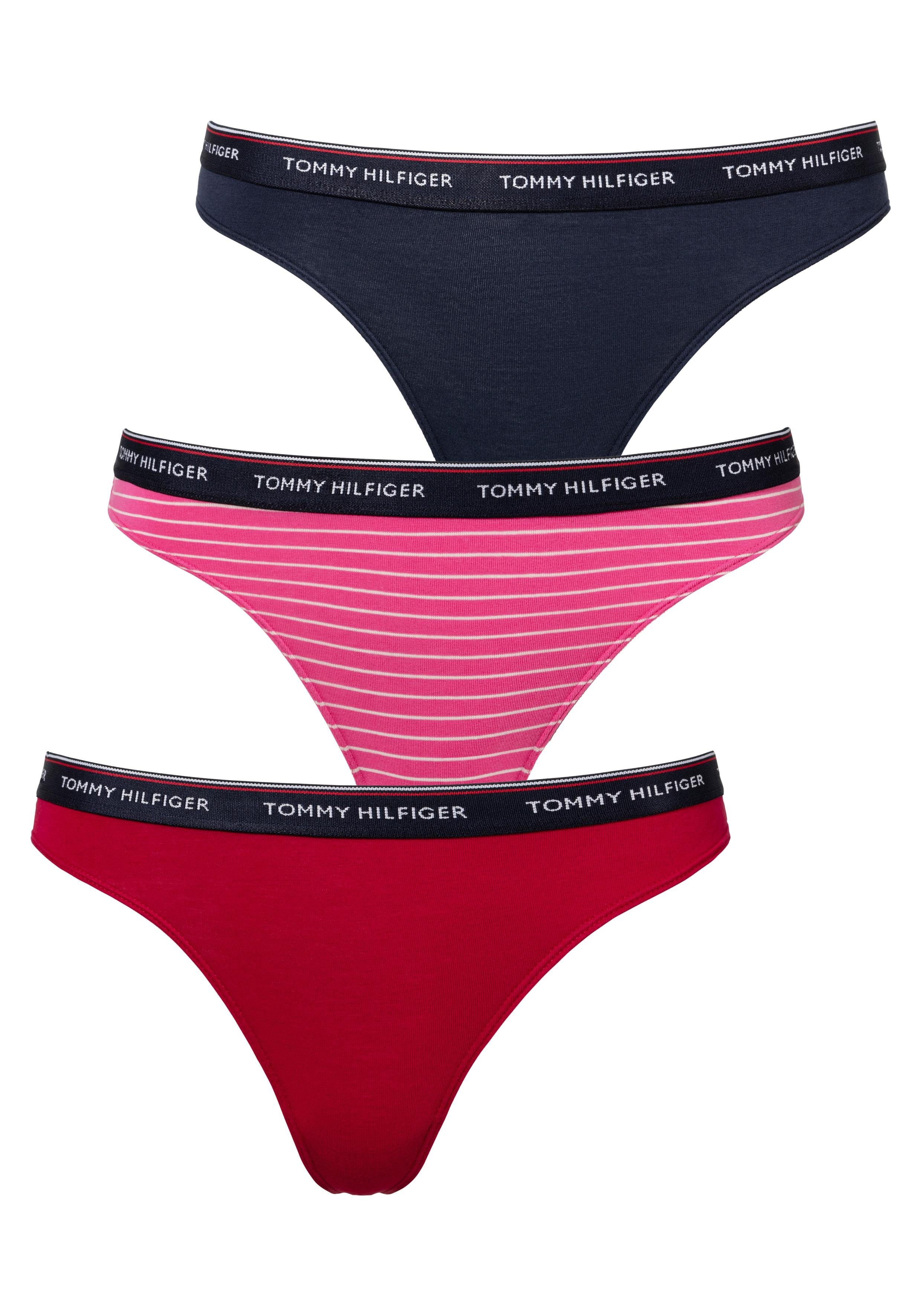 TOMMY HILFIGER String »ESSENTIALS« in uni und gestreift online kaufen