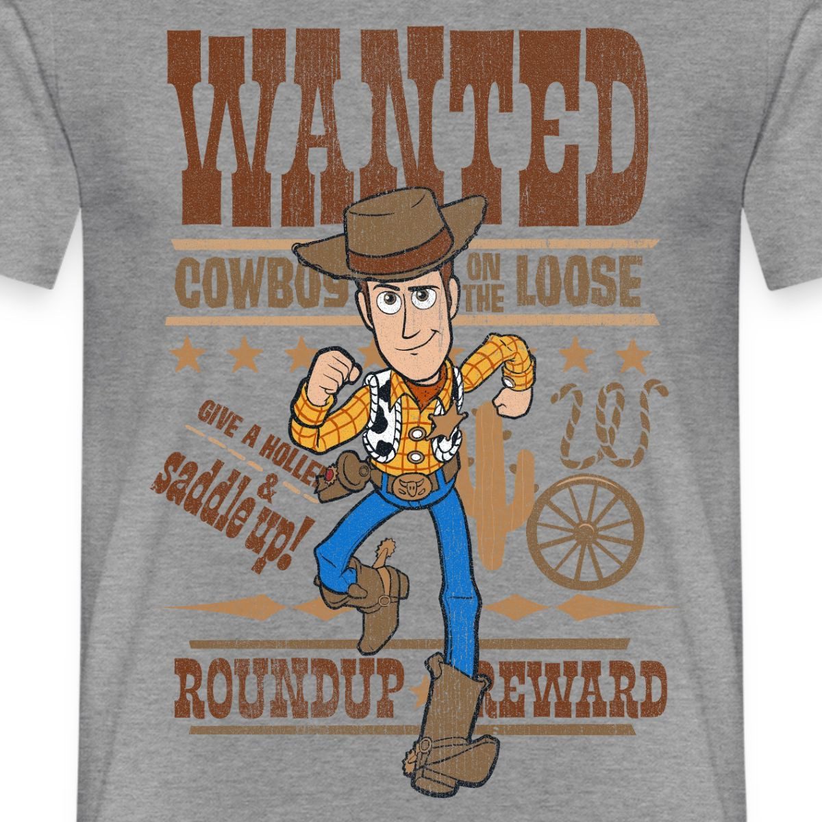 Spreadshirt T-Shirt Toy Story Woody Gesucht Männer T-Shirt (1-tlg)