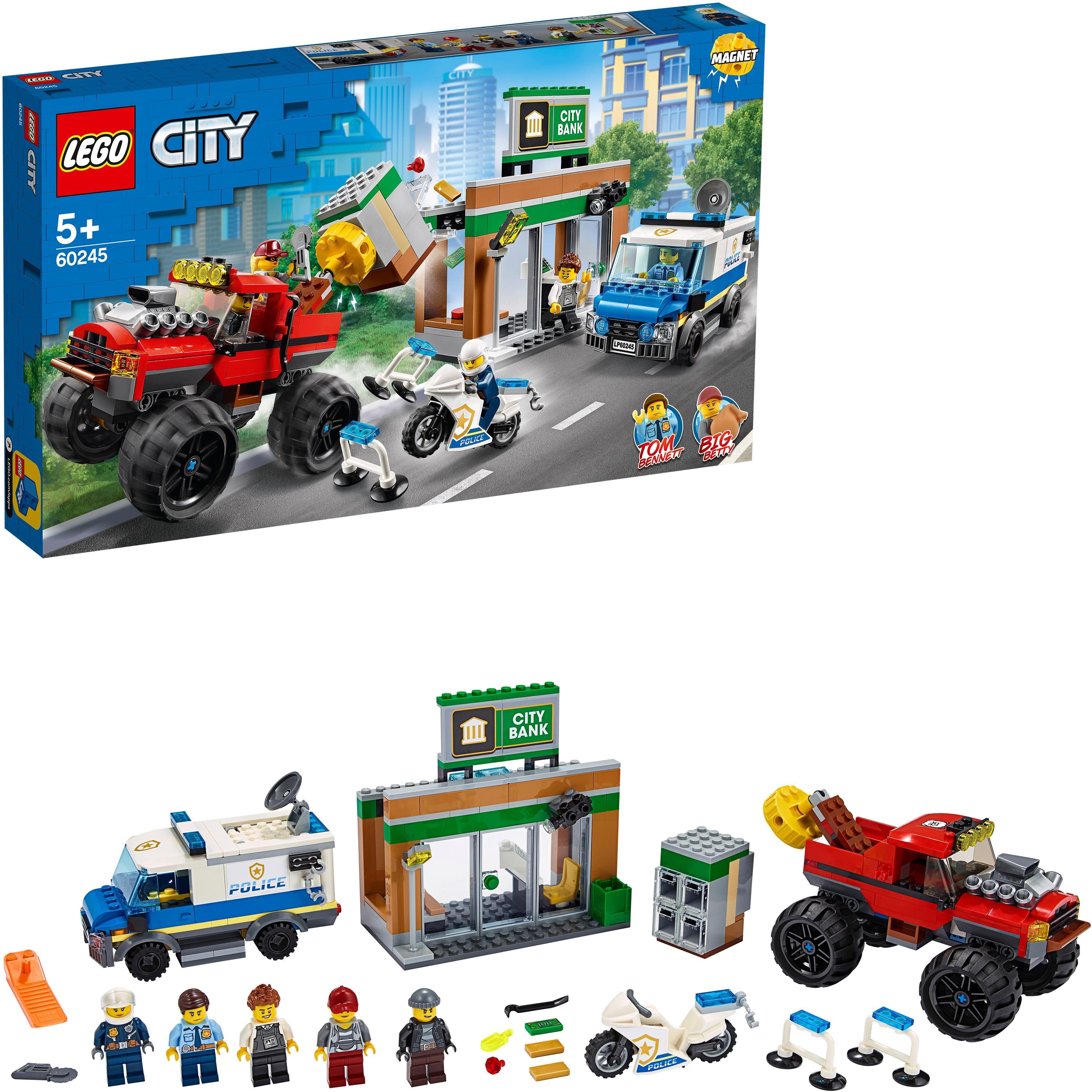Image of LEGO 60245 Raubüberfall mit dem Monster-Truck Bausatz, Mehrfarbig