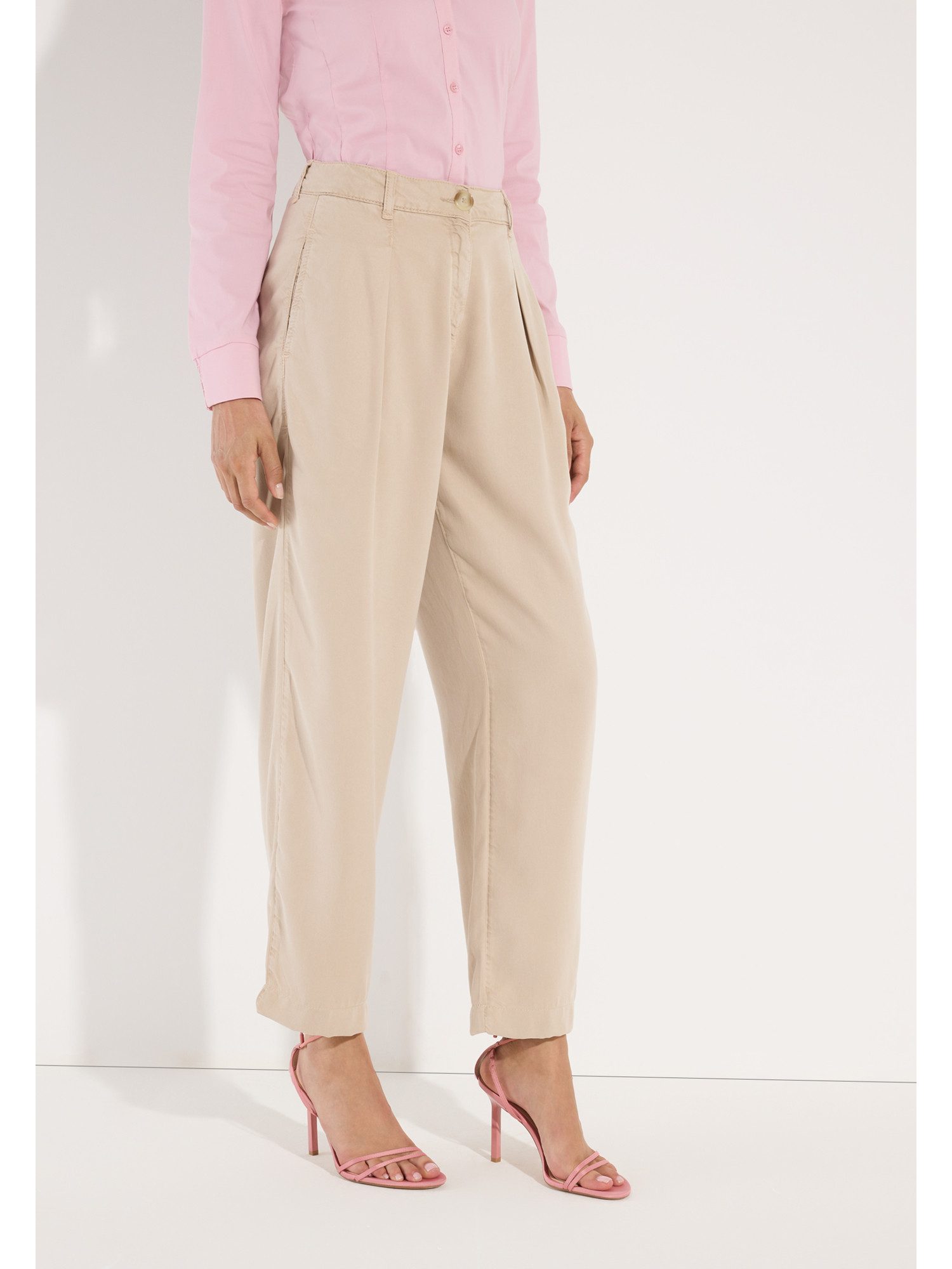 MORE&MORE Stoffhose lässige, elegante Wide Leg Hose
