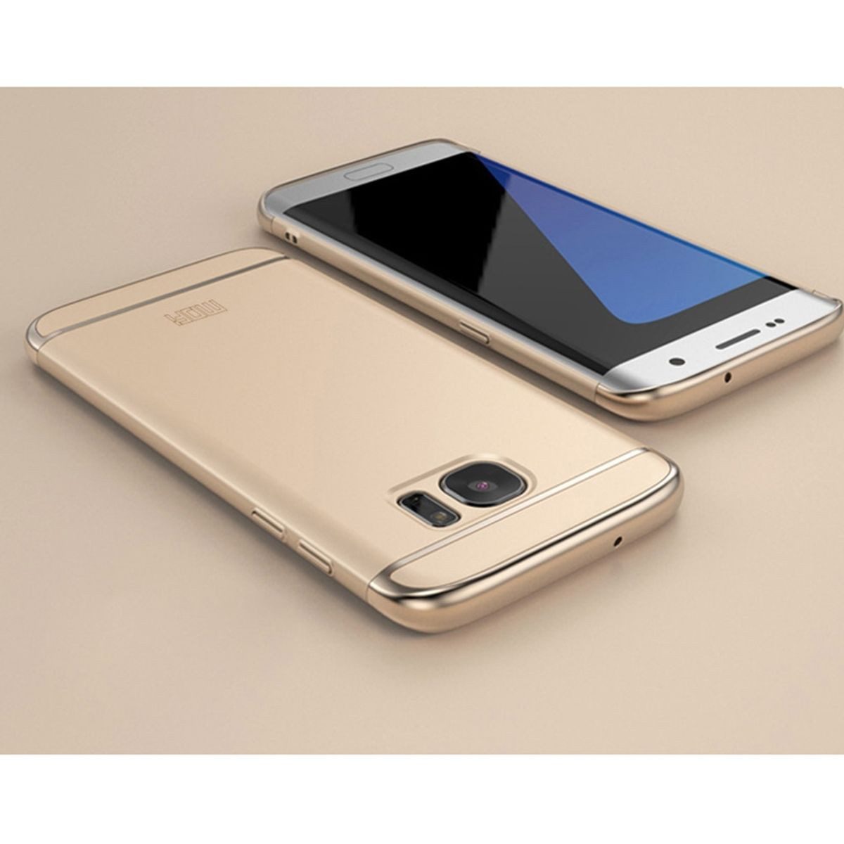 König Design Handyhülle Samsung Galaxy A3 (2016), Samsung Galaxy A3 (2016) Handyhülle Backcover Gold