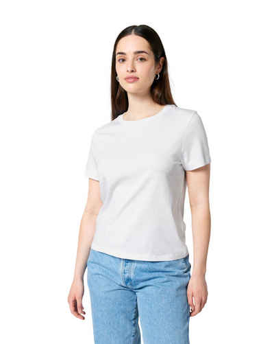 Hilltop T-Shirt Damen T-Shirt 100% Bio-Baumwolle, Rundhals, Sommer Basic Kurzarm Shirt