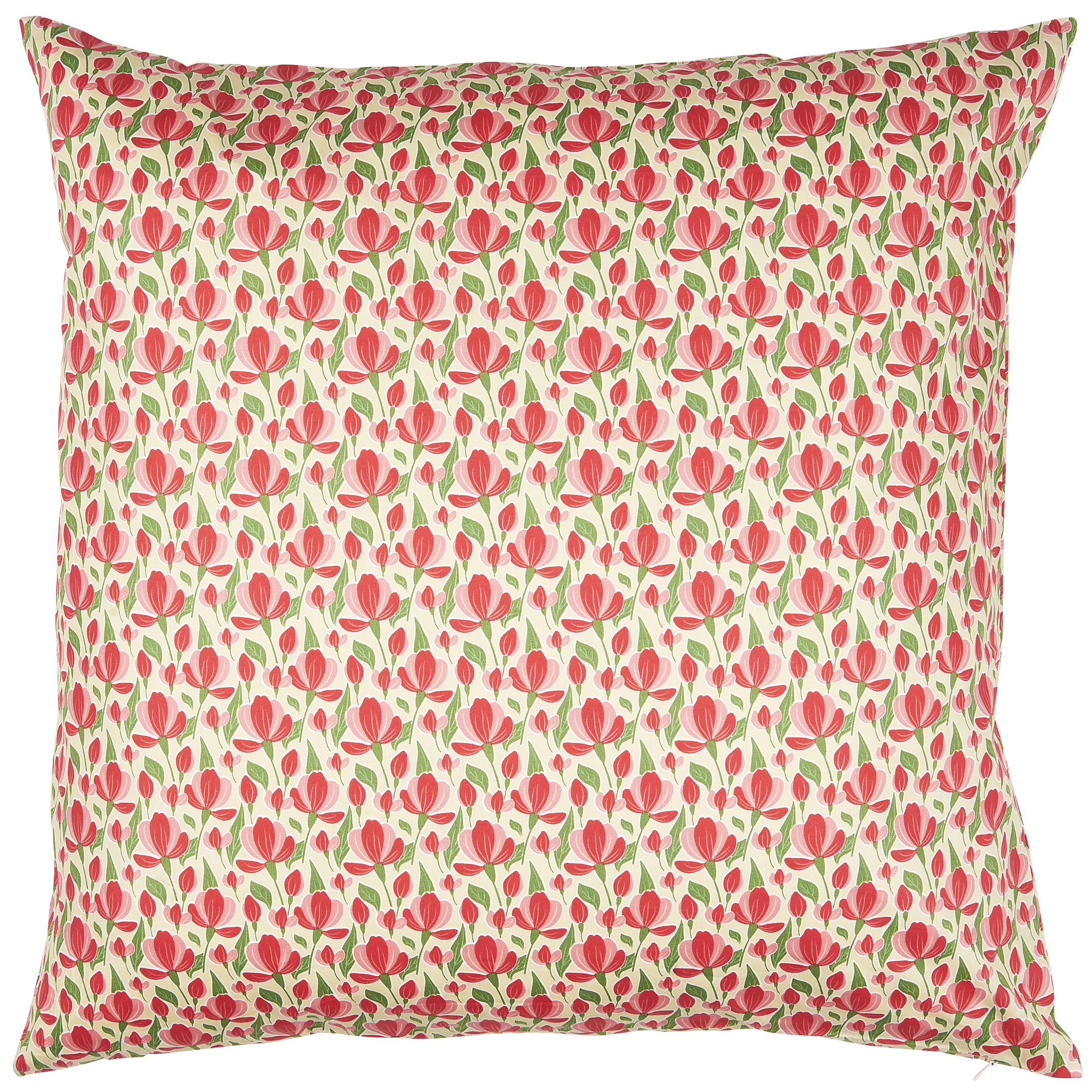 Ib Laursen Kissenbezug Ib Laursen Kissenbezug Kissenhülle 60x60cm Beige Rot Rosa