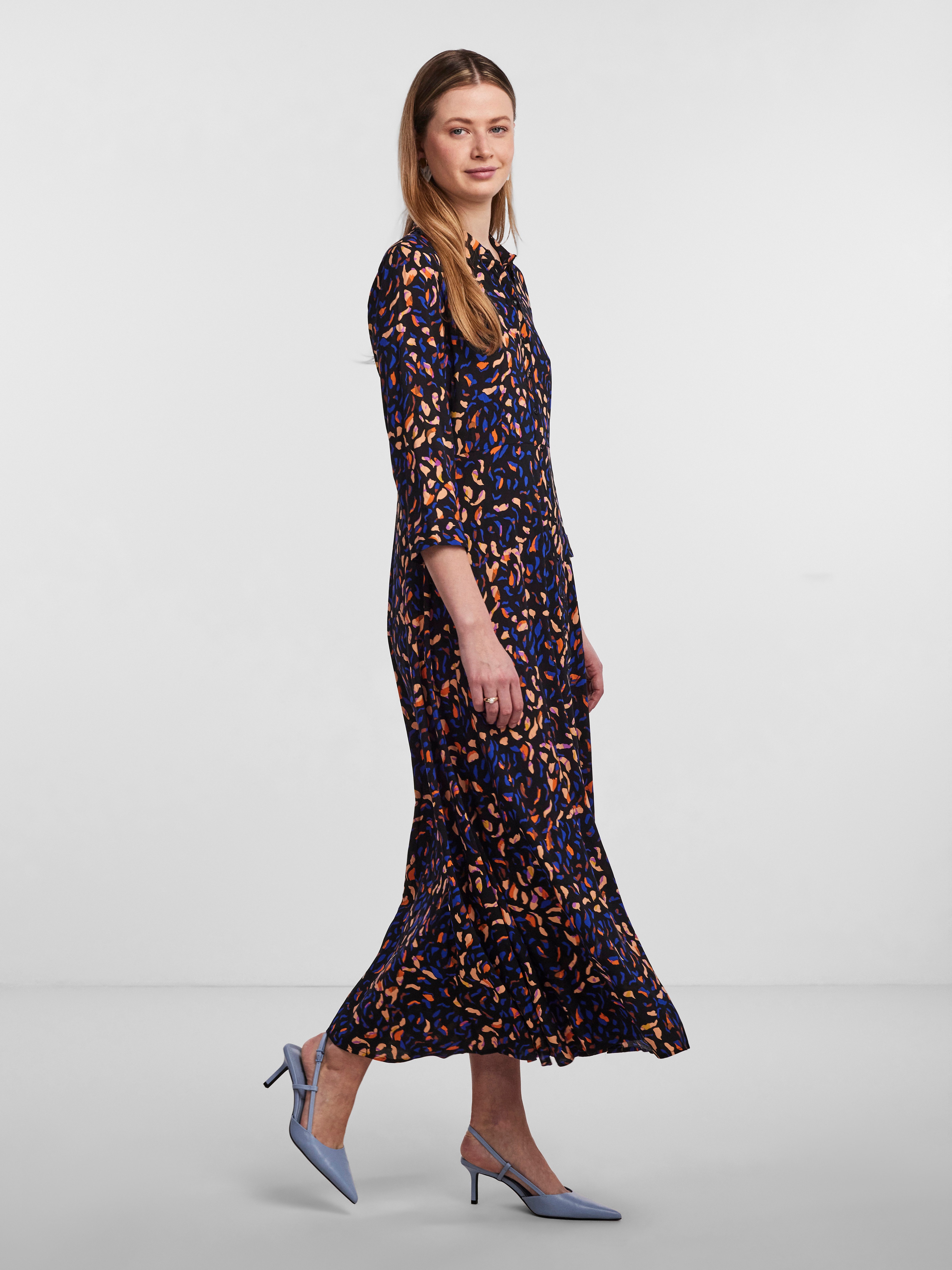 Y.A.S Hemdblusenkleid YASSAVANNA LONG SHIRT DRESS Sommerkleid, mit 3/4 Ärme günstig online kaufen