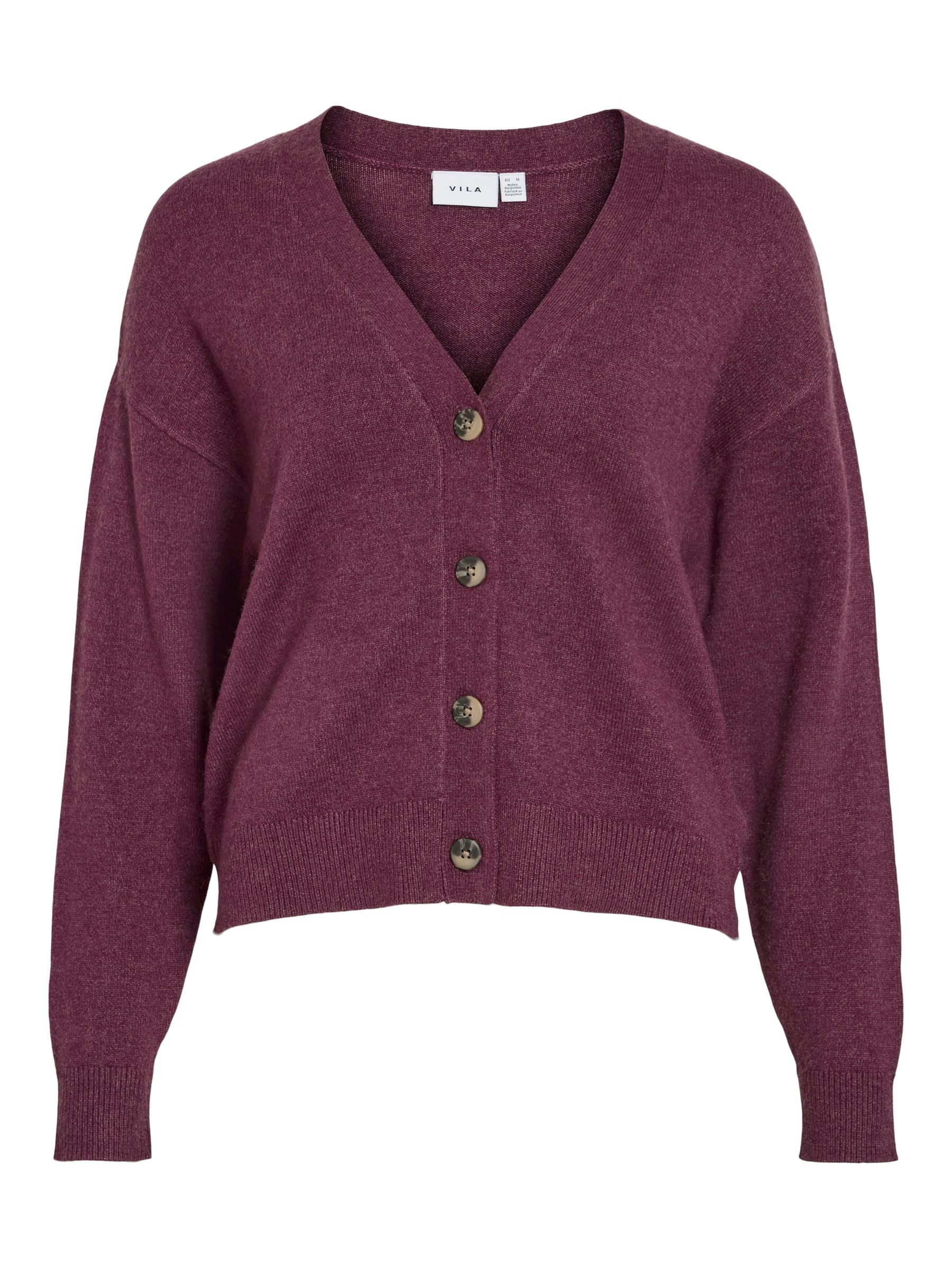Vila Cardigan Gemütliches Strickdesign mit Knopfleiste günstig online kaufen