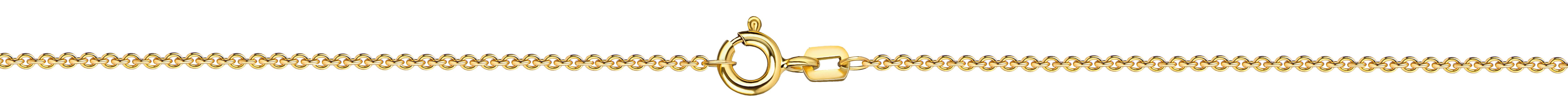 Firetti Fußkette Schmuck Geschenk Gold 333 oder 585 Körperschmuck Ankerkette rund, Made in Germany