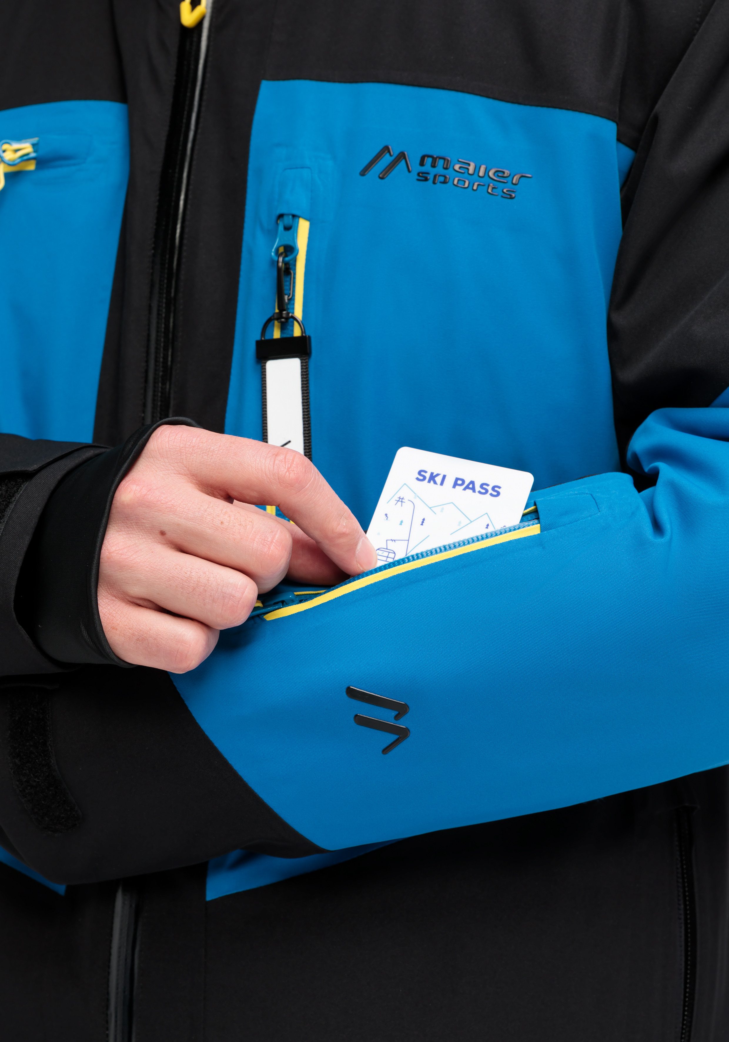 Maier Sports Skijacke Beskid Herren Winterjacke mit RV-Taschen und Kapuze, günstig online kaufen