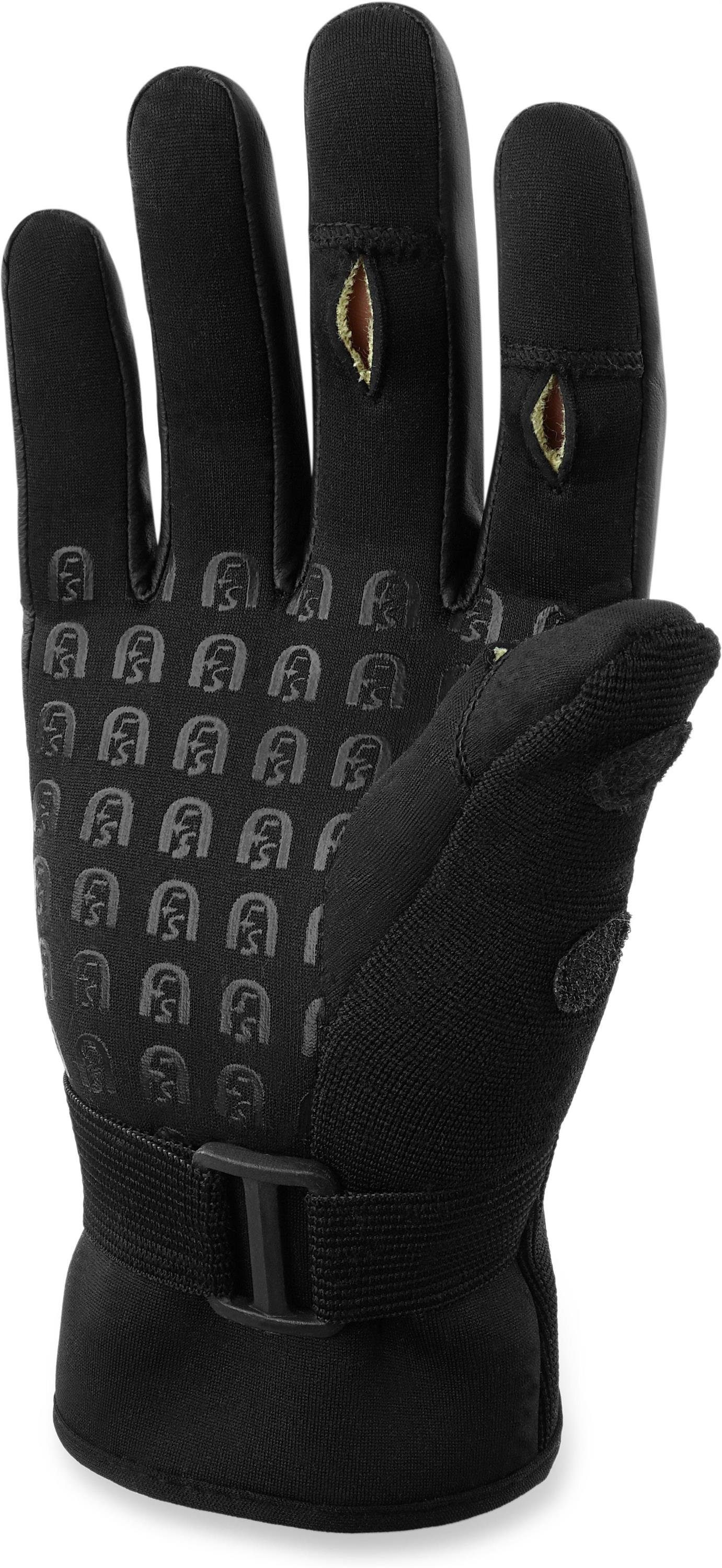 Damen Handschuhe normani Angelhandschuhe Neopren-Anglerhandschuhe Octopus mit schnittfestem Kevlar-Innenmaterial und mit umklapp