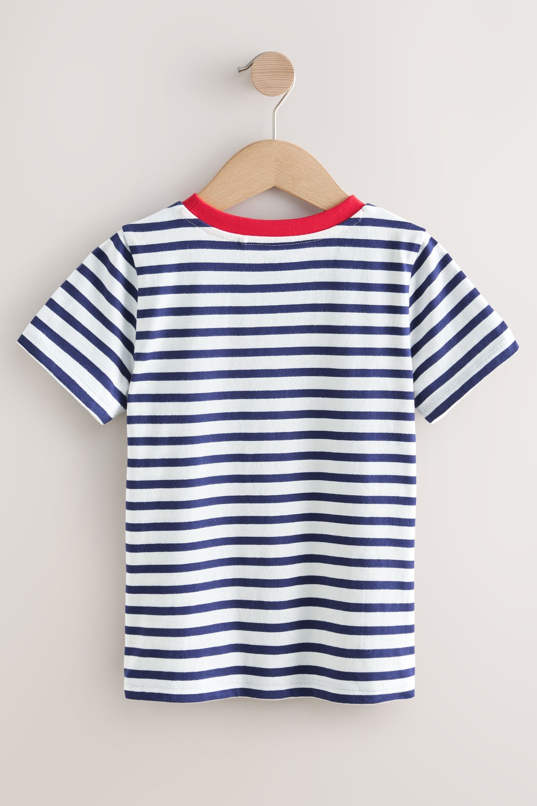 Next T-Shirt Einfarbige T-Shirts in Pastelltönen, 7er-Pack (7-tlg) – Bild 2 von 5