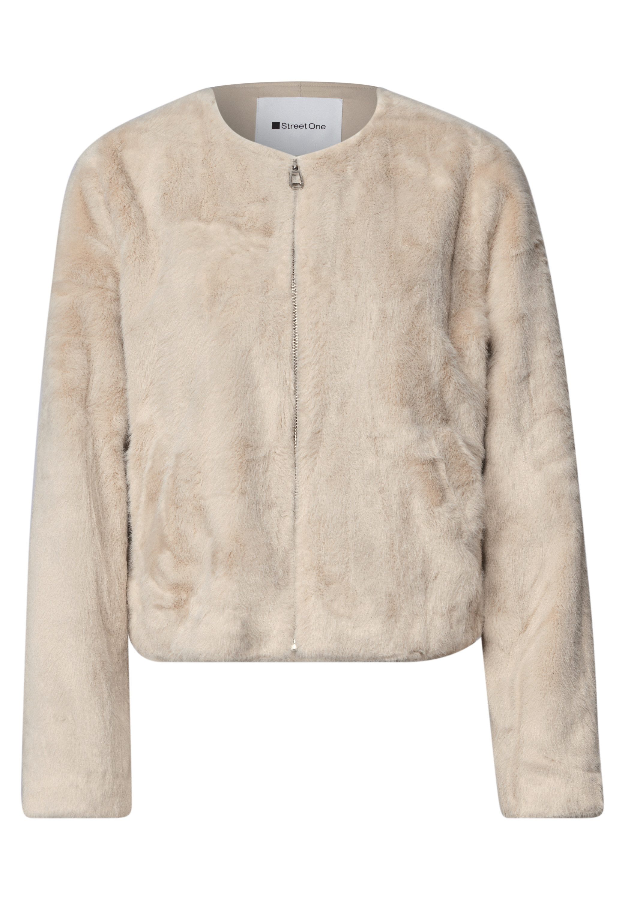 STREET ONE Kurzjacke aus Lammfell-Imitat – Bild 4 von 5
