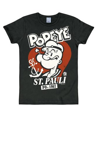 LOGOSHIRT Футболка с красивый Popeye-Frontprint ...