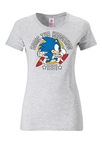LOGOSHIRT Футболка с Sonic the Hedgehog-Print