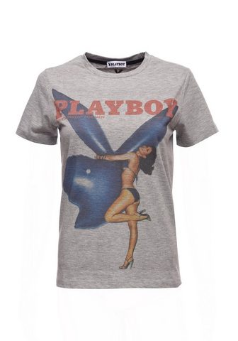 PLAYBOY Футболка с узор спереди