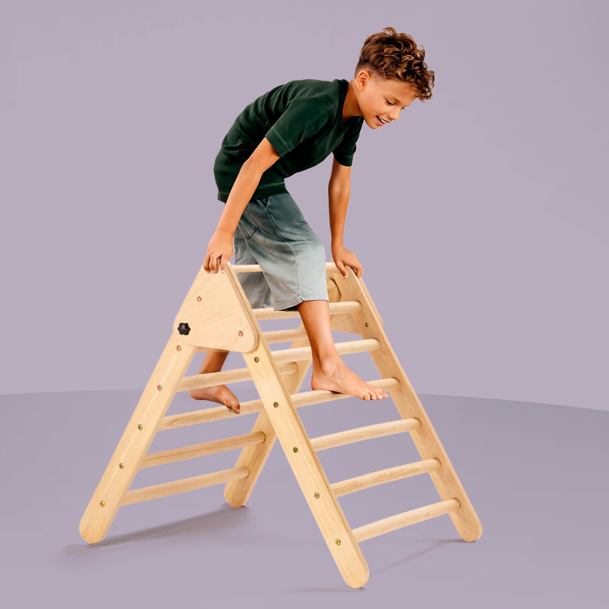 BabyGo Klettergerüst Woodland 2 Kletterdreieck, aus Holz