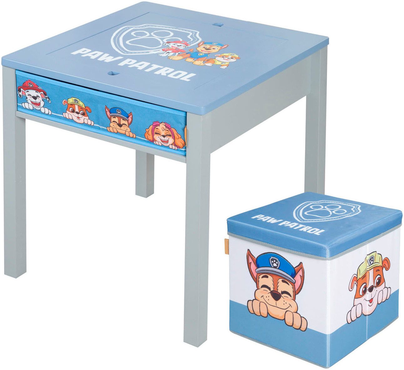 roba® Kindersitzgruppe Paw Patrol, (Set), mit Tisch und Sitzhocker