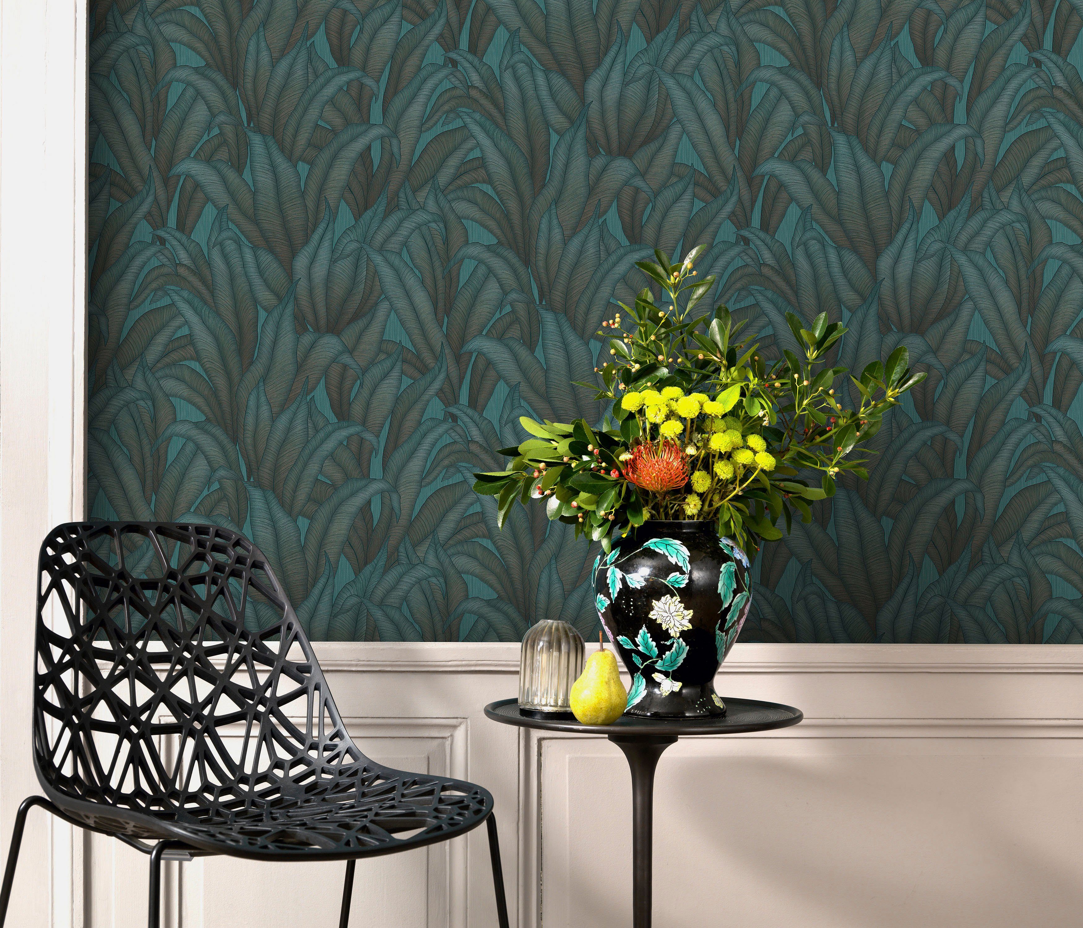 Fashion for walls Vliestapete Sansibar, geprägt, floral, Phthalate frei