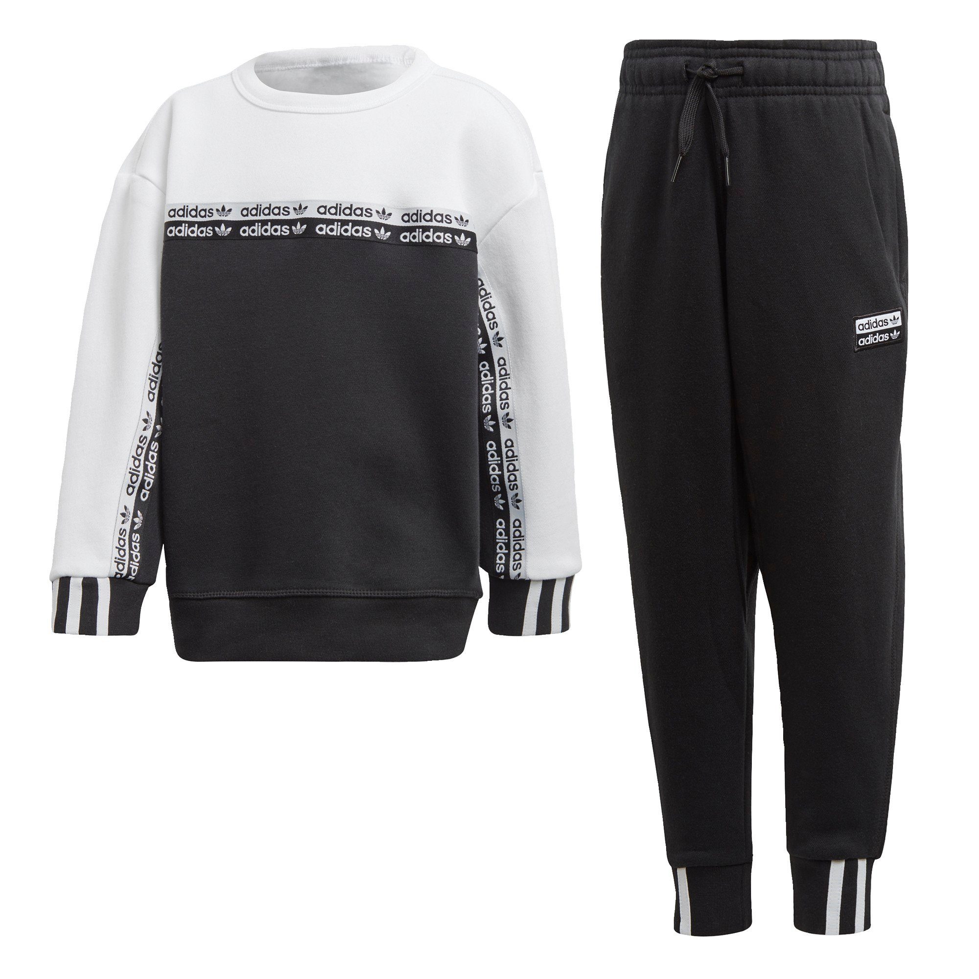 adidas Originals Trainingsanzug »Sweatshirt Set«, AOP PACK;Ryv online kaufen | OTTO Adidas Trio Trainingsanzug blackwhite ab 49,99