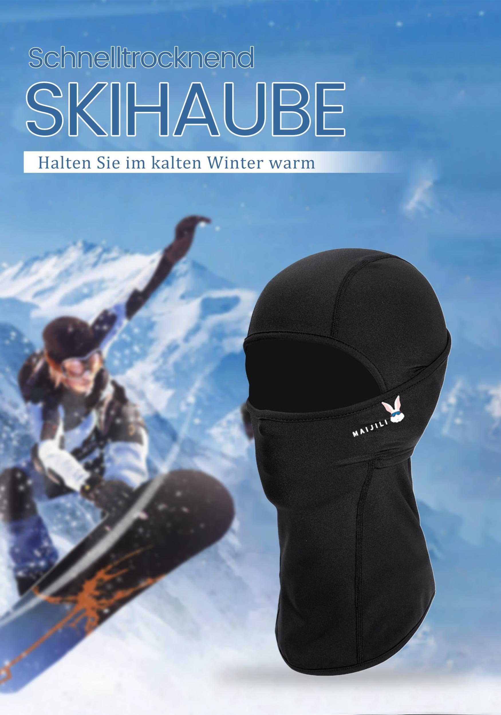 UV-Strahlen Skimaske Schwarz Sturmhaube MAGICSHE Umfassenden Widersteht Schutz für