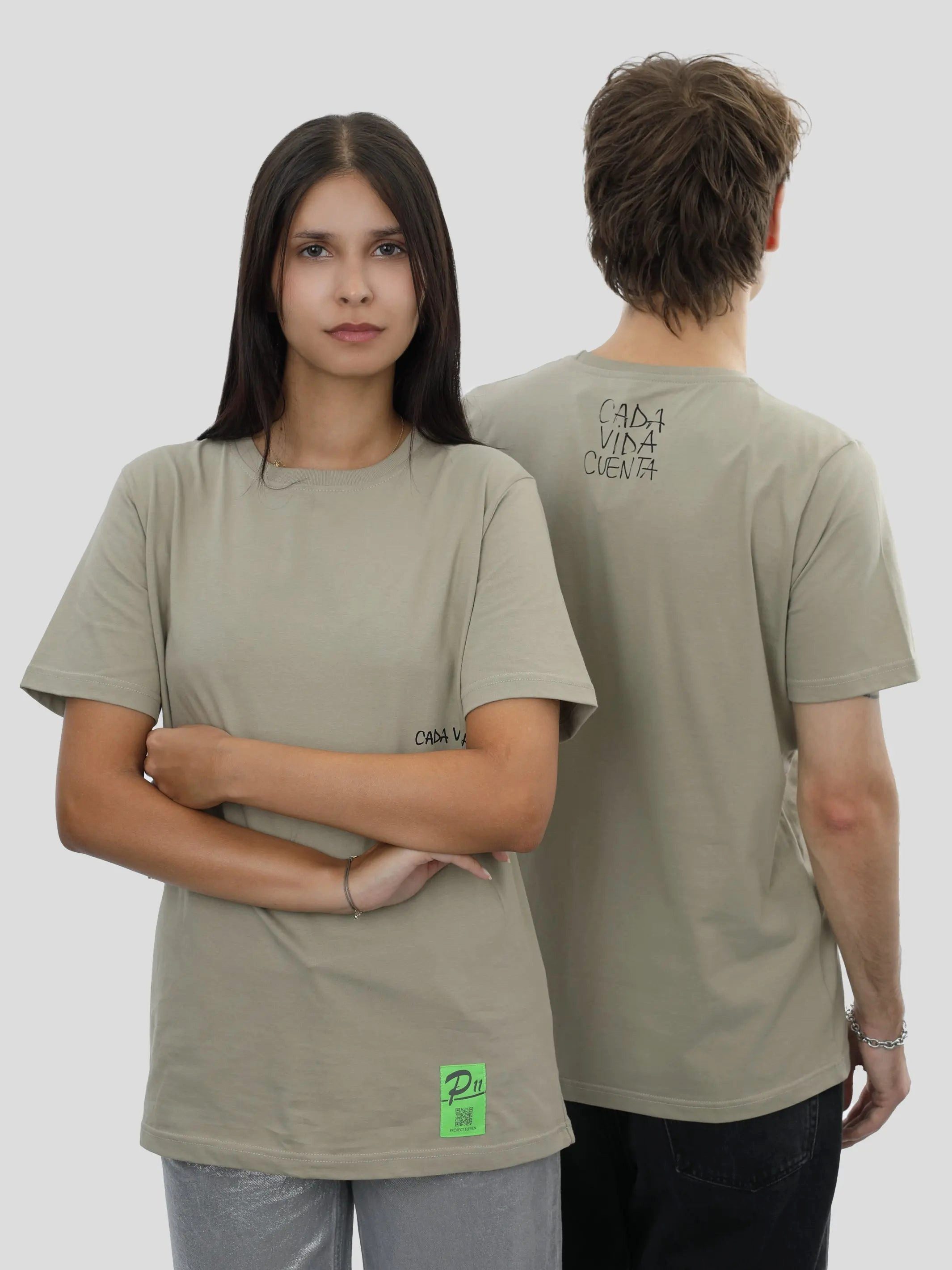 project eleven T-Shirt P11 T-Shirt Slim Fit Unisex in Olive