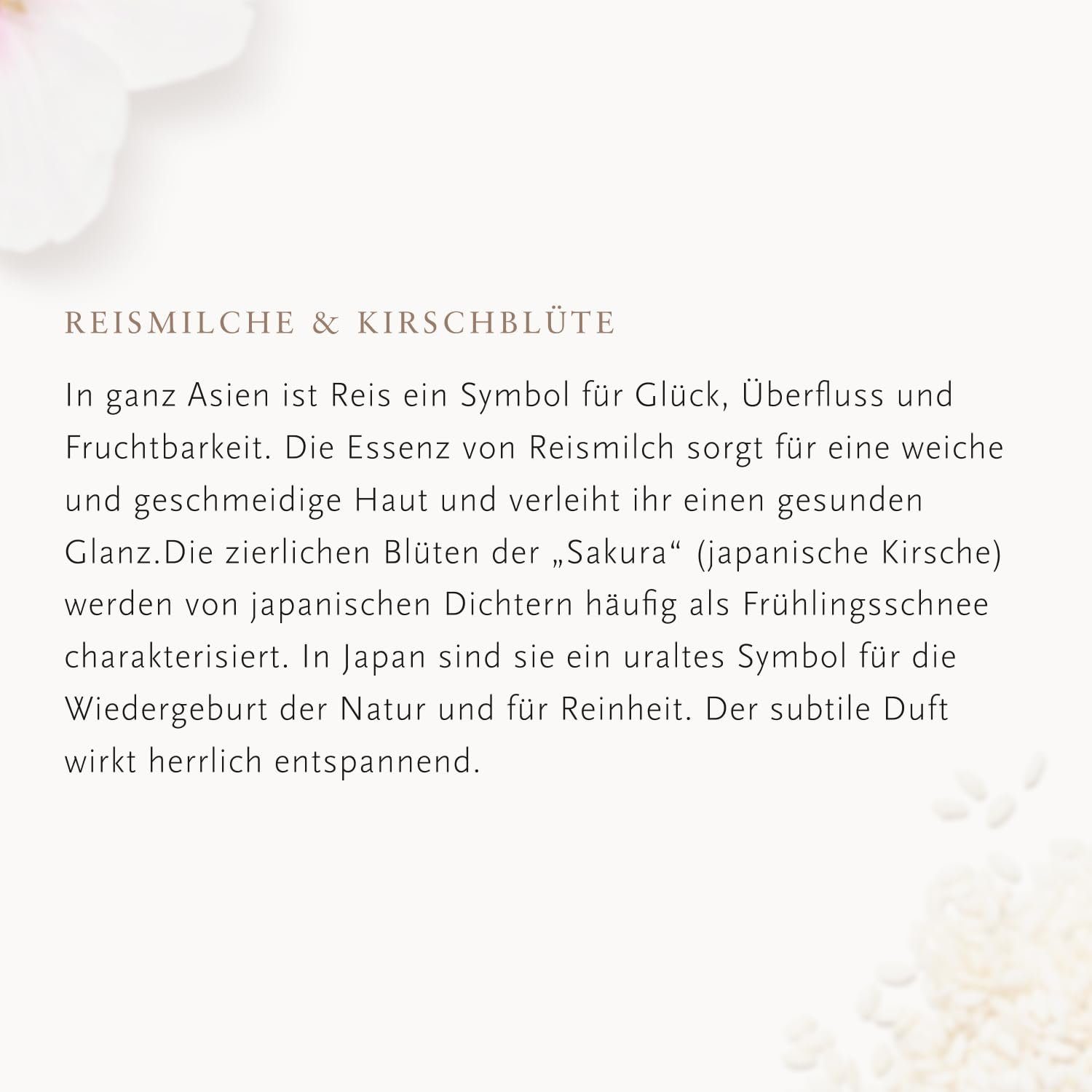 Geschenkbox Sakura, 4 Ritual Rituals Adventskalender, of The Produkten Geschenkset – mit L