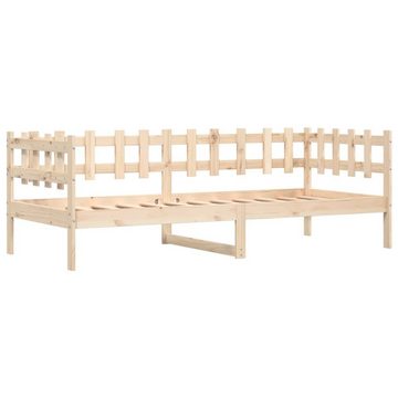 vidaXL Bett Tagesbett 80x200 cm Massivholz Kiefer