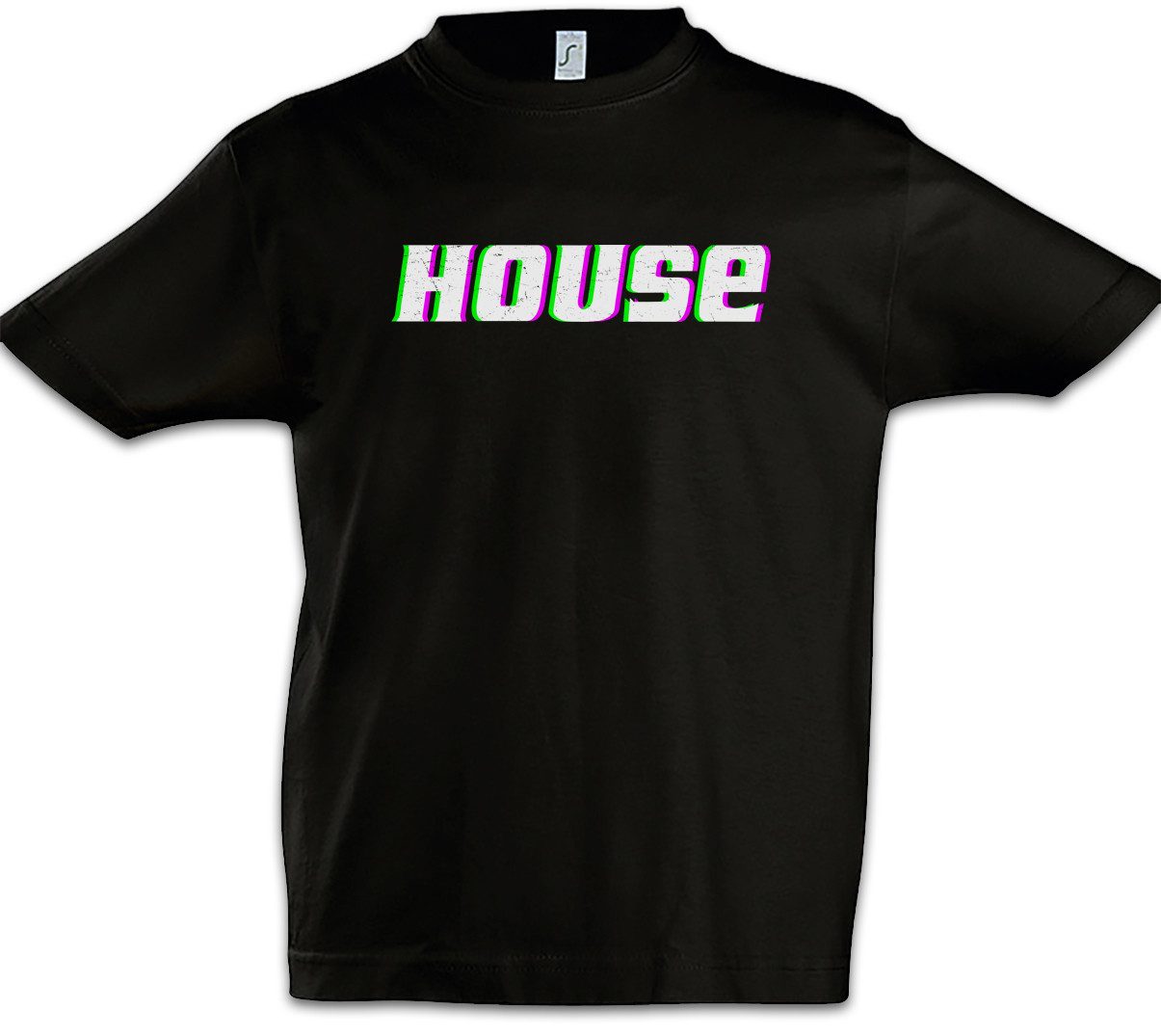 Print-Shirt House Glitch Kinder T-Shirt Synthesizer Electro Techno LFO Musik Music