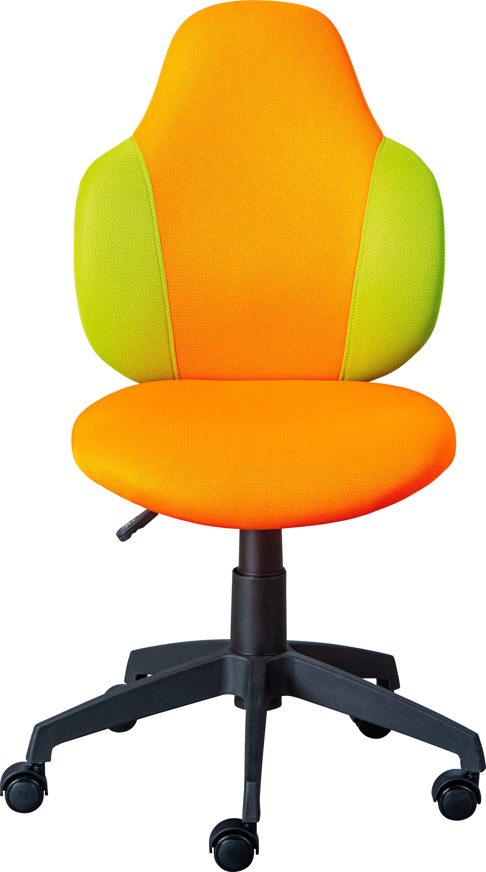 Inter Link Bürostuhl Jessi, Kinderdrehstuhl, ergonomisch, höhenverstellbar, Drehstuhl, Kinderbürostuhl mit rollen, Drehstuhl 360° drehbar, in bunten Farben