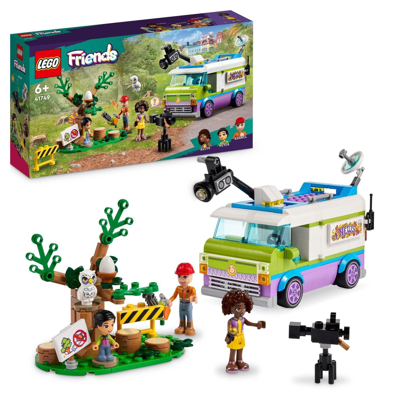 LEGO® LEGO® Friends Nachrichtenwagen 41749 Konstruktions-Spielset günstig online kaufen