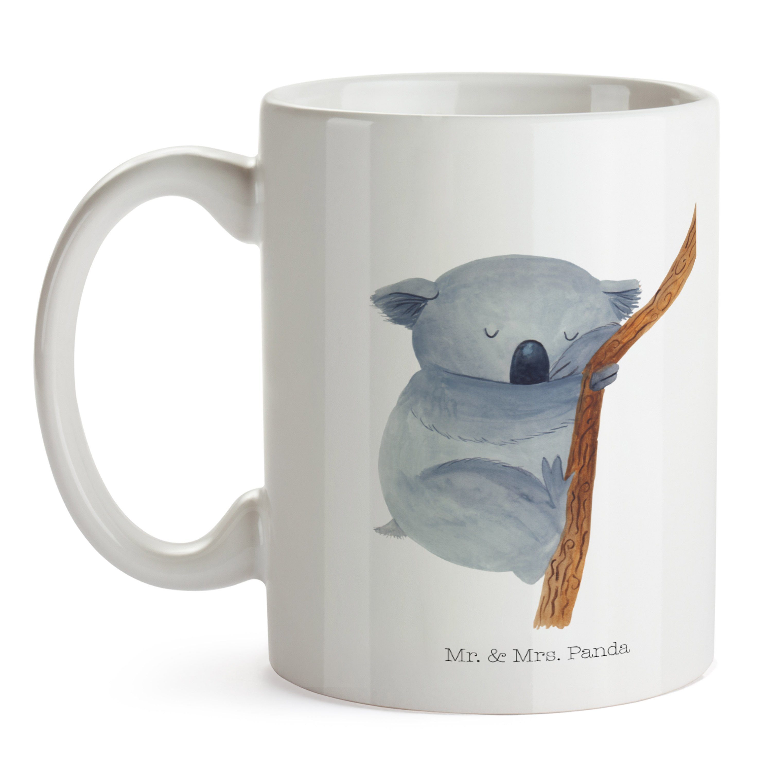 Laune, - & Mr. Panda Koalabär - Tasse Weiß Keramik Kaffeeta, Gute Geschenk, Tiere, Tasse Motive, Mrs.
