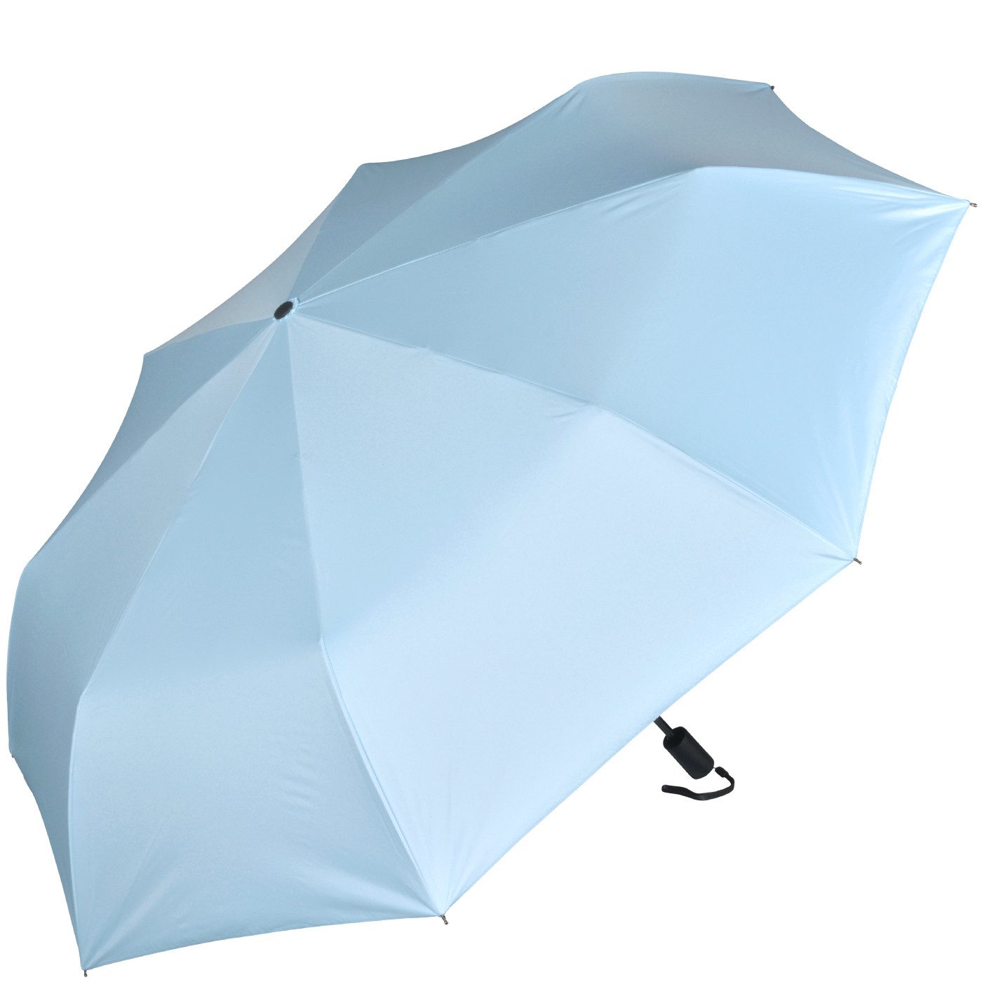 iX-brella Trekkingschirm XL Sonnen-Regenschirm mit UPF 50+, UV-Hitze-Schutz, mit Umhängetasche, mit Handöffner, innen schwarz – Bild 3 von 5