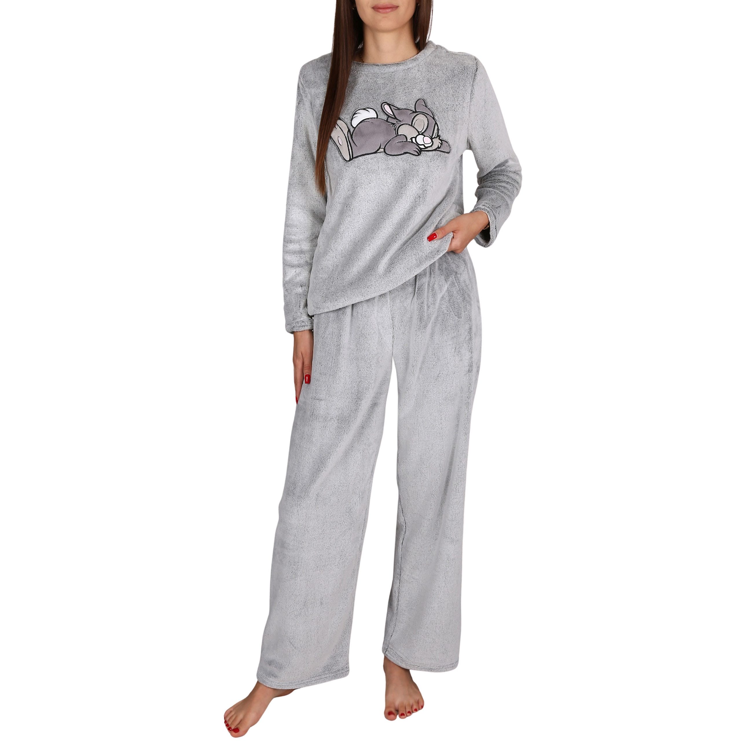 Sarcia.eu Pyjama Disney Klopfer Damen Fleece-Pyjama, günstig online kaufen