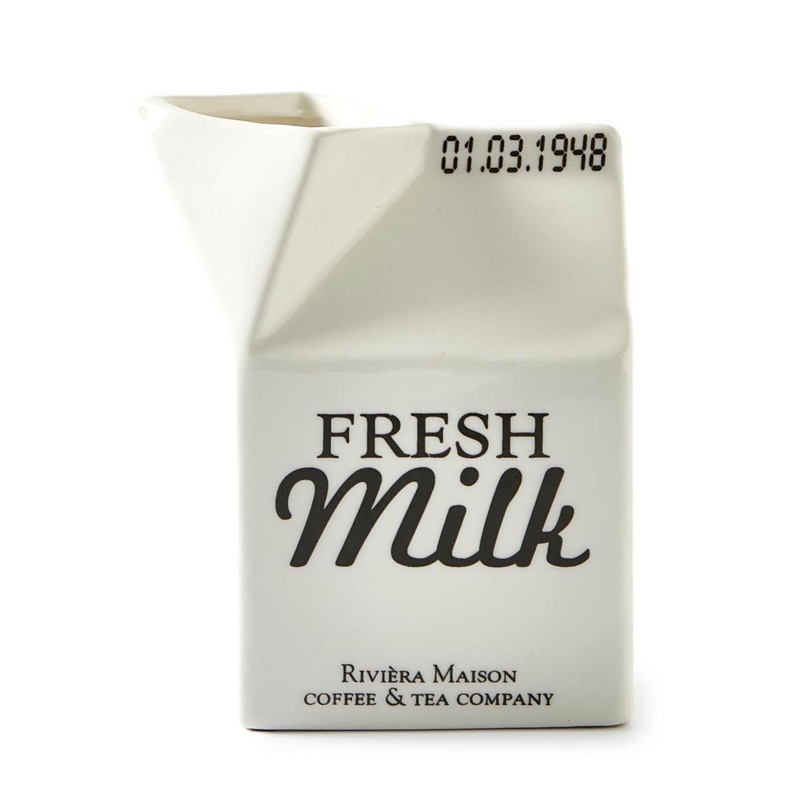 Rivièra Maison Milchkännchen Carton Jar Milk Milchkännchen off white